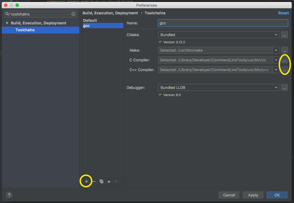 Toolchain setup