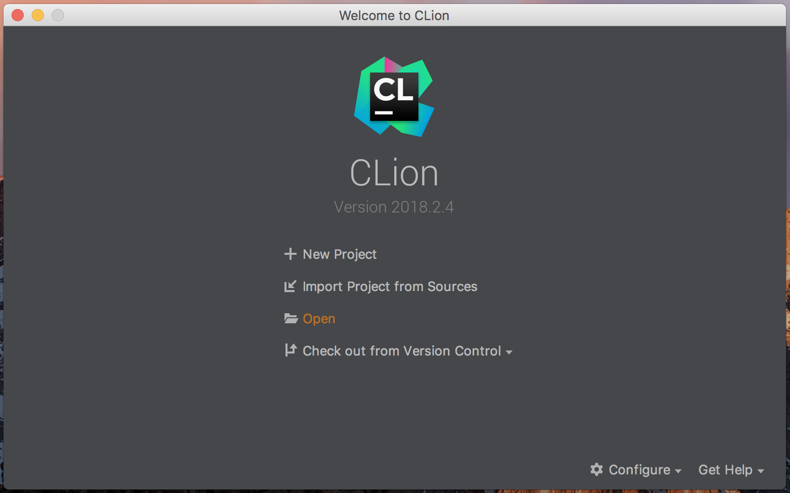 CLion - open project (1)